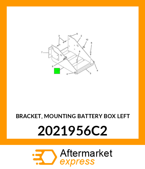 BRACKET, MOUNTING BATTERY BOX LEFT 2021956C2