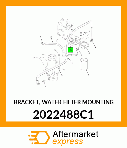 BRACKET, WATER FILTER MOUNTING 2022488C1