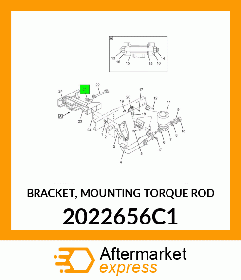 BRACKET, MOUNTING TORQUE ROD 2022656C1