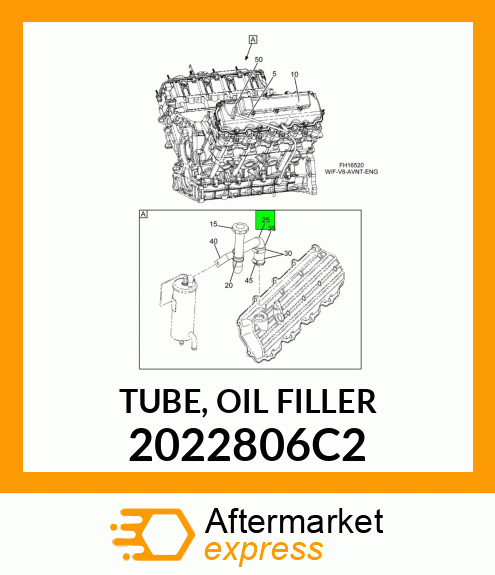 TUBE, OIL FILLER 2022806C2