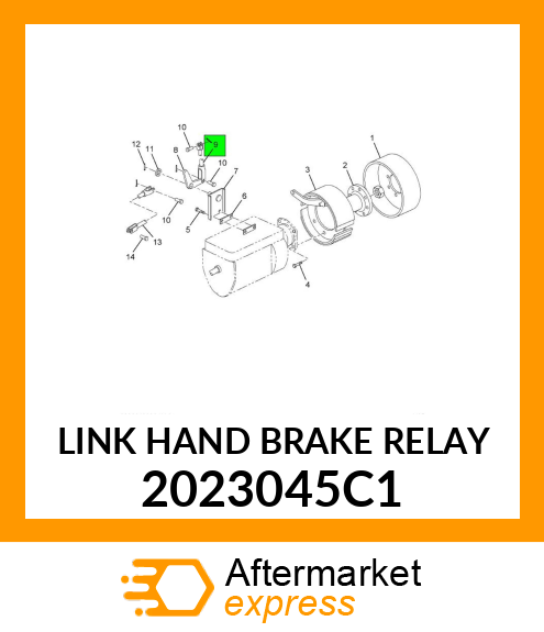 LINK HAND BRAKE RELAY 2023045C1