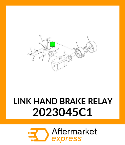 LINK HAND BRAKE RELAY 2023045C1