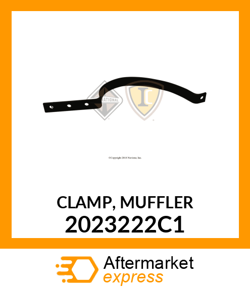 CLAMP, MUFFLER 2023222C1