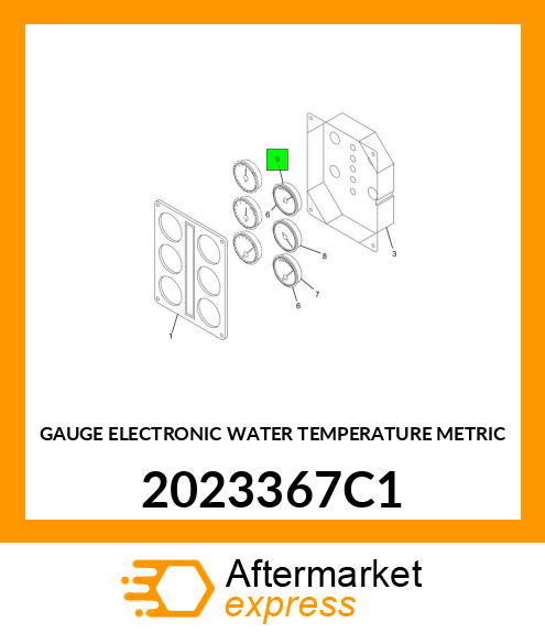 GAUGE ELECTRONIC WATER TEMPERATURE METRIC 2023367C1