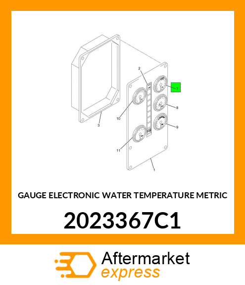 GAUGE ELECTRONIC WATER TEMPERATURE METRIC 2023367C1