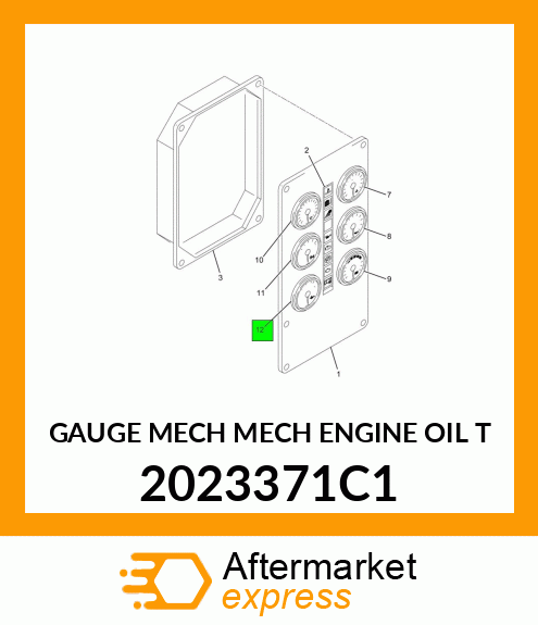 GAUGE MECH MECH ENGINE OIL T 2023371C1