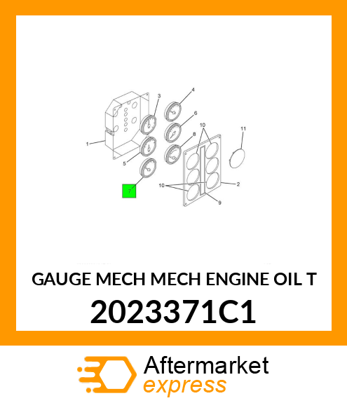 GAUGE MECH MECH ENGINE OIL T 2023371C1