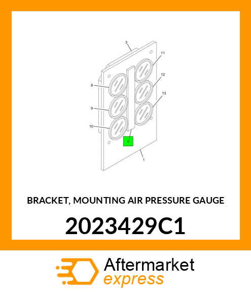 BRACKET, MOUNTING AIR PRESSURE GAUGE 2023429C1