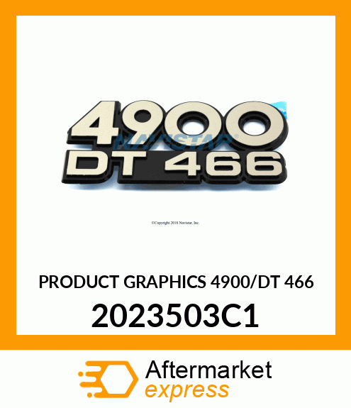 PRODUCT GRAPHICS 4900/DT 466 2023503C1