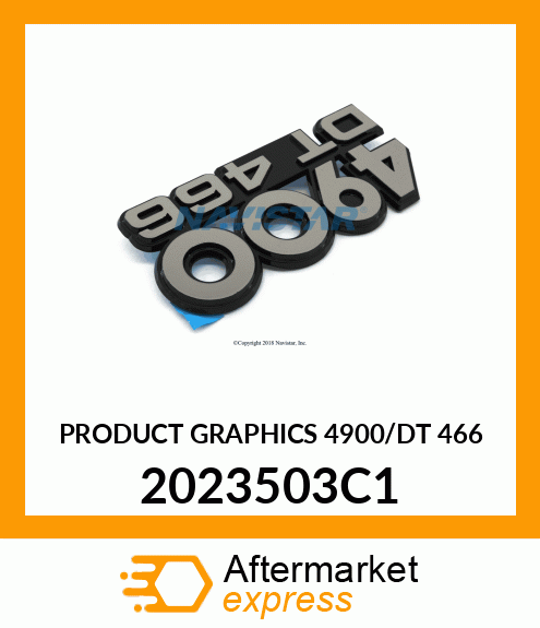 PRODUCT GRAPHICS 4900/DT 466 2023503C1