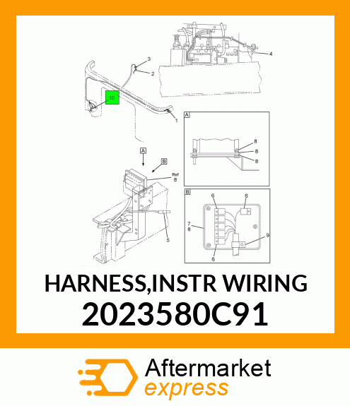 HARNESS,INSTR WIRING 2023580C91