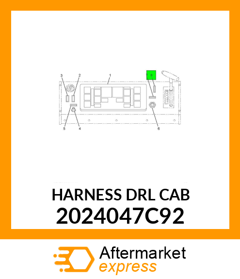 HARNESS DRL CAB 2024047C92