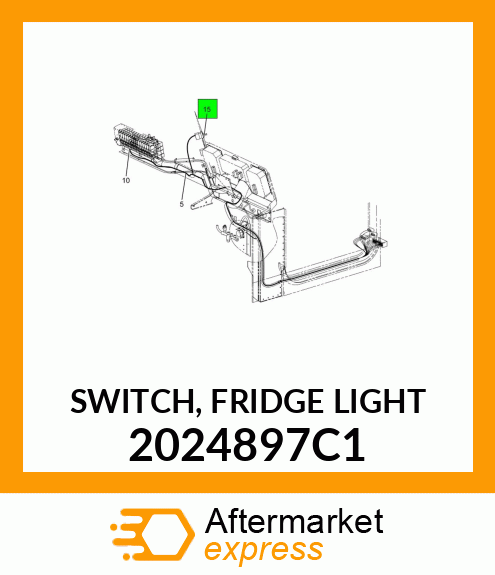 SWITCH, FRIDGE LIGHT 2024897C1