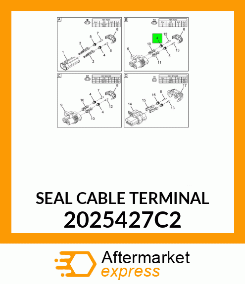 SEAL CABLE TERMINAL 2025427C2