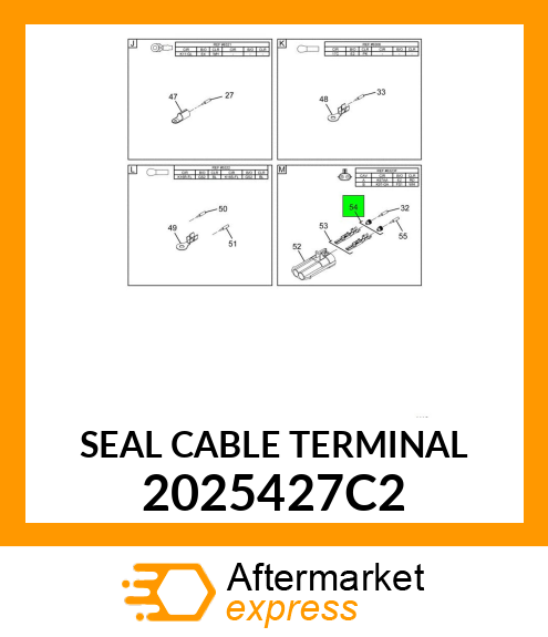 SEAL CABLE TERMINAL 2025427C2