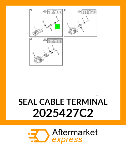 SEAL CABLE TERMINAL 2025427C2