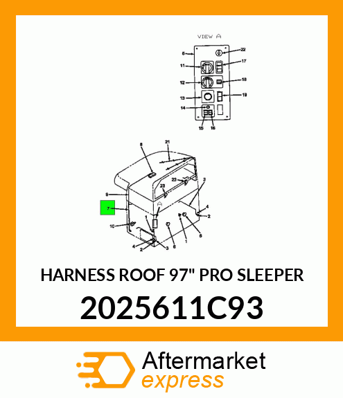 HARNESS ROOF 97" PRO SLEEPER 2025611C93