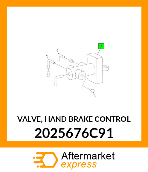 VALVE, HAND BRAKE CONTROL 2025676C91