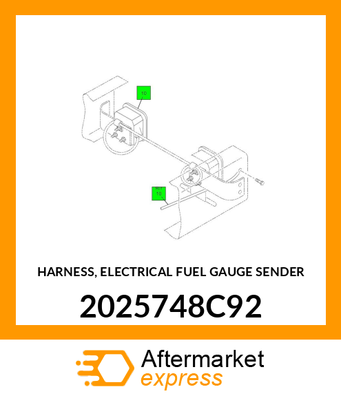 HARNESS, ELECTRICAL FUEL GAUGE SENDER 2025748C92