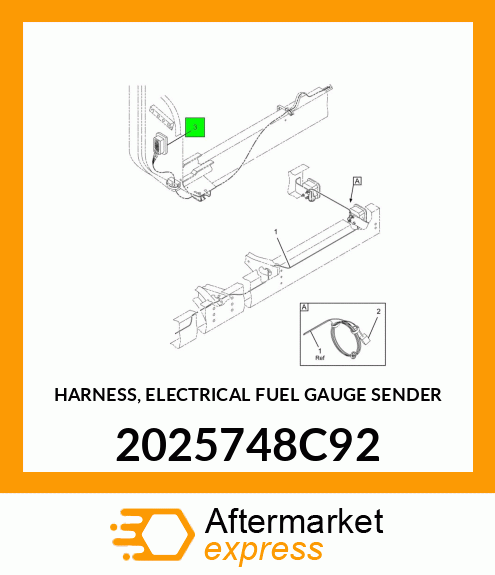 HARNESS, ELECTRICAL FUEL GAUGE SENDER 2025748C92