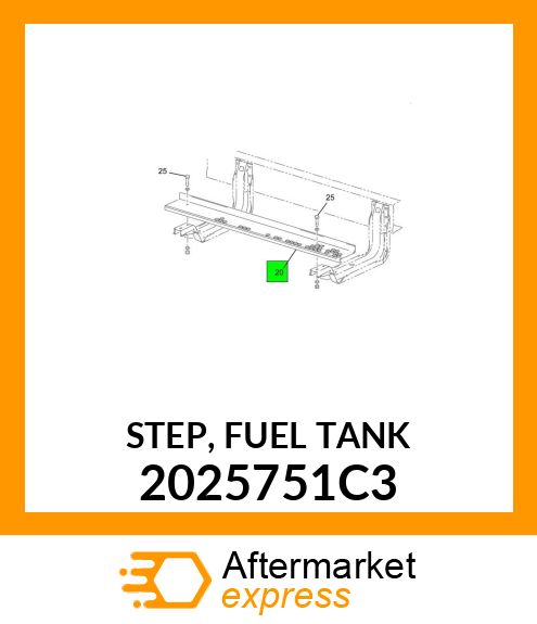 STEP, FUEL TANK 2025751C3