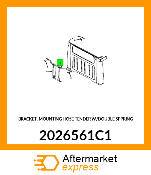 BRACKET, MOUNTING HOSE TENDER W/DOUBLE SPPRING 2026561C1