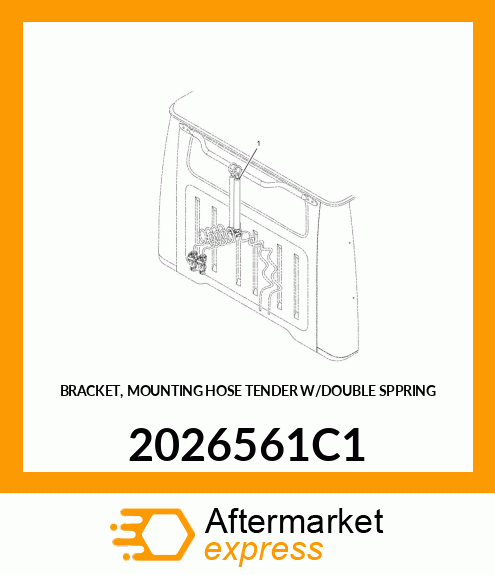 BRACKET, MOUNTING HOSE TENDER W/DOUBLE SPPRING 2026561C1