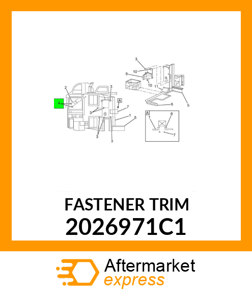 FASTENER TRIM 2026971C1