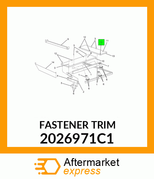 FASTENER TRIM 2026971C1