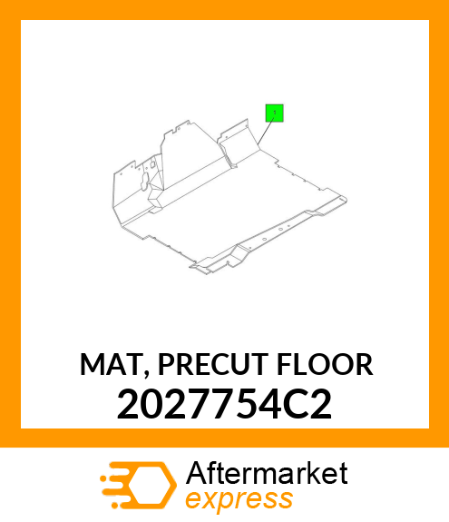 MAT, PRECUT FLOOR 2027754C2