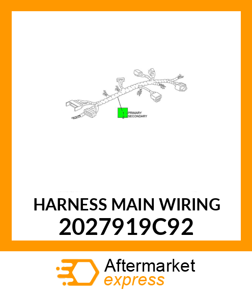 HARNESS MAIN WIRING 2027919C92