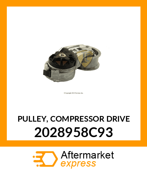 PULLEY, COMPRESSOR DRIVE 2028958C93