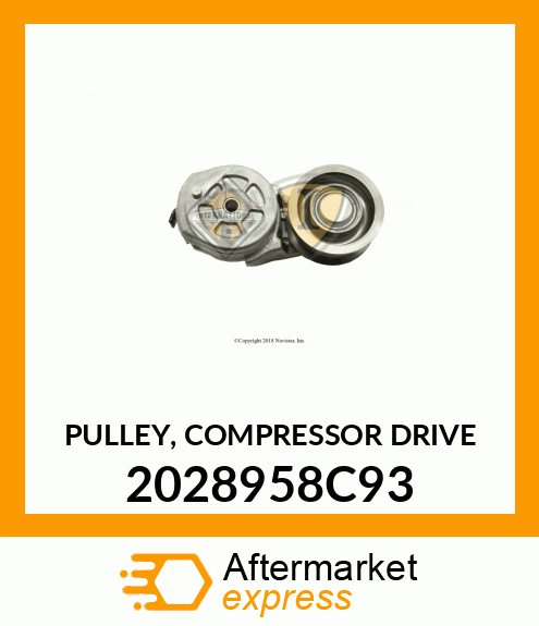 PULLEY, COMPRESSOR DRIVE 2028958C93