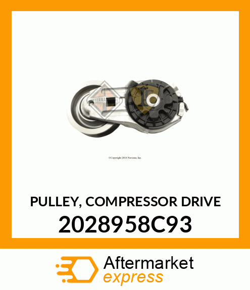 PULLEY, COMPRESSOR DRIVE 2028958C93