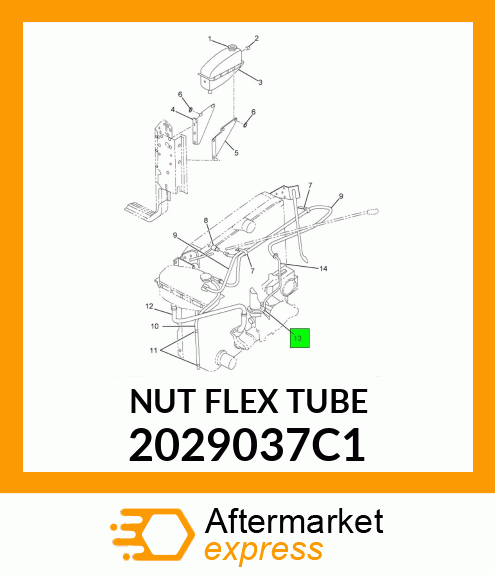 NUT FLEX TUBE 2029037C1