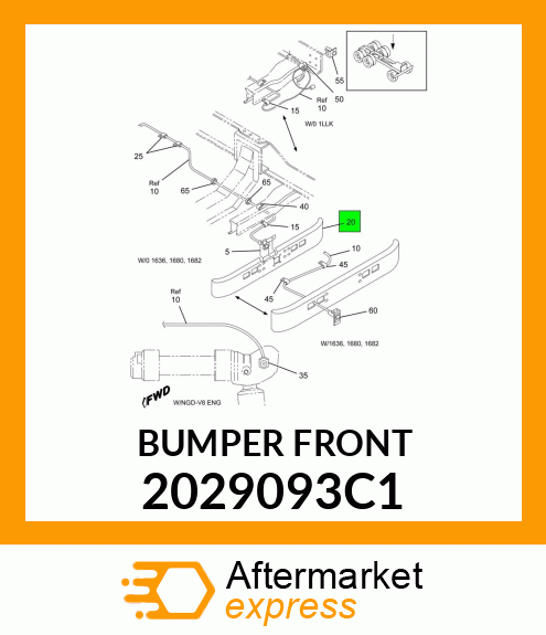 BUMPER FRONT 2029093C1