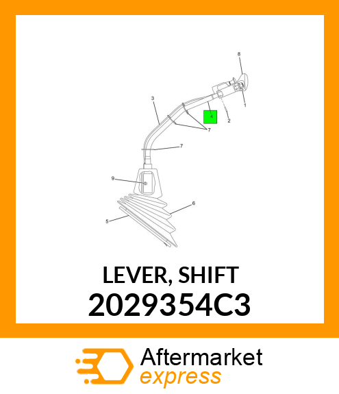 LEVER, SHIFT 2029354C3