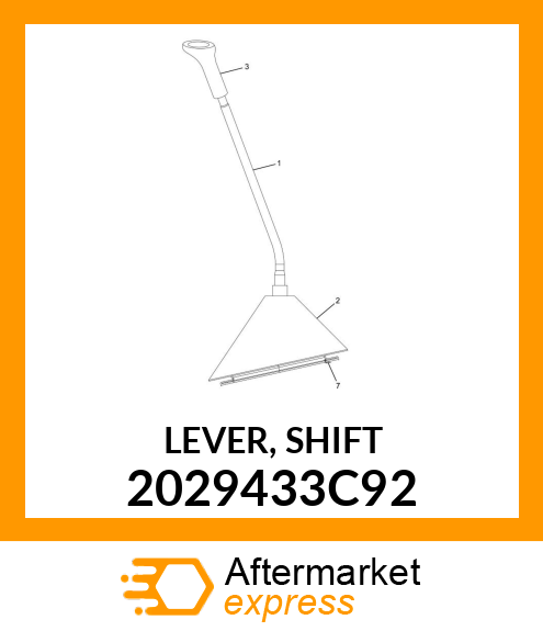 LEVER, SHIFT 2029433C92