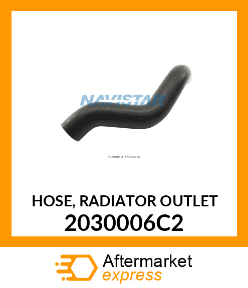HOSE, RADIATOR OUTLET 2030006C2