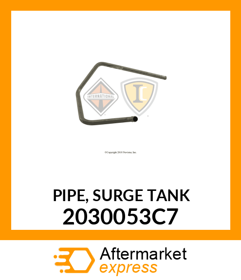 PIPE, SURGE TANK 2030053C7