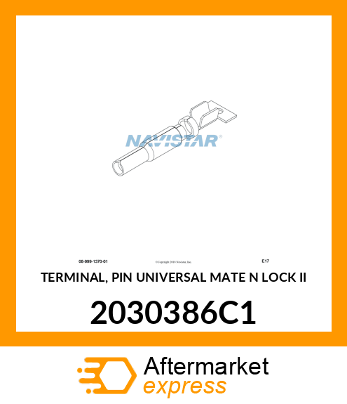 TERMINAL, PIN UNIVERSAL MATE N LOCK II 2030386C1