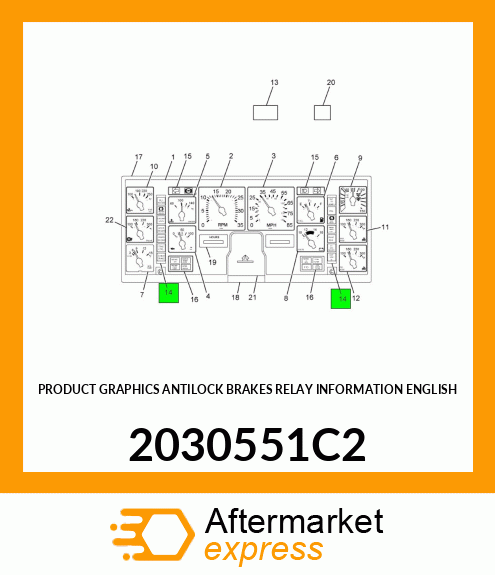 PRODUCT GRAPHICS ANTILOCK BRAKES RELAY INFORMATION ENGLISH 2030551C2