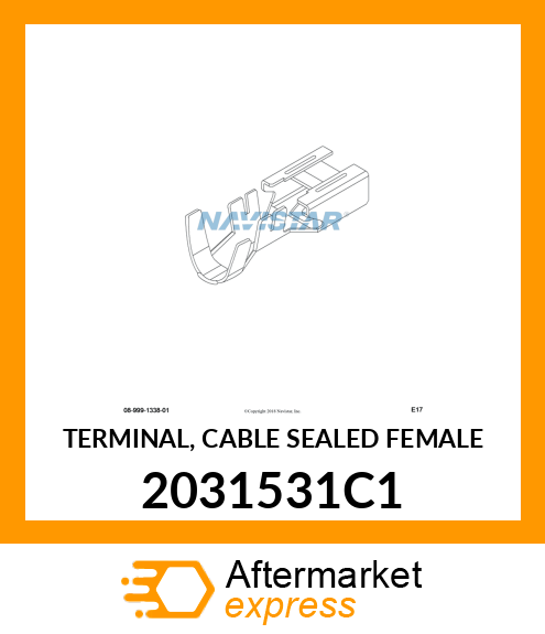 TERMINAL, CABLE SEALED FEMALE 2031531C1