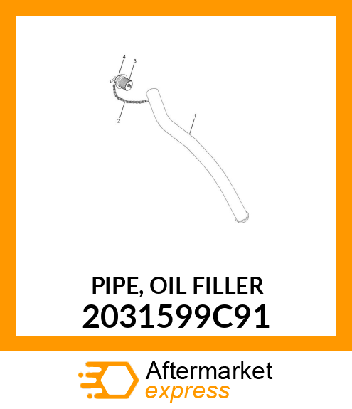 PIPE, OIL FILLER 2031599C91