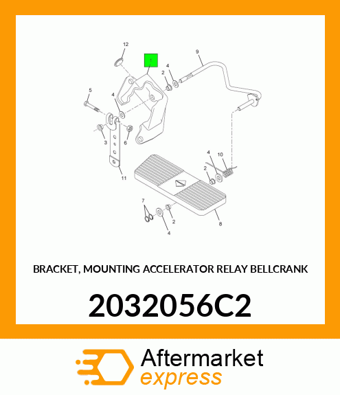 BRACKET, MOUNTING ACCELERATOR RELAY BELLCRANK 2032056C2