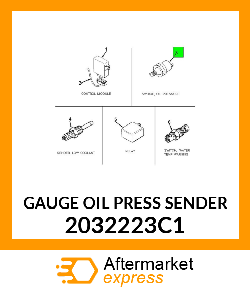 GAUGE OIL PRESS SENDER 2032223C1