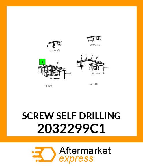 SCREW SELF DRILLING 2032299C1