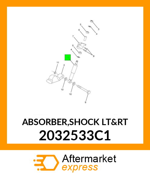 ABSORBER,SHOCK LT&RT 2032533C1