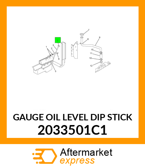 GAUGE OIL LEVEL DIP STICK 2033501C1