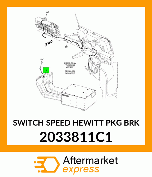 SWITCH SPEED HEWITT PKG BRK 2033811C1